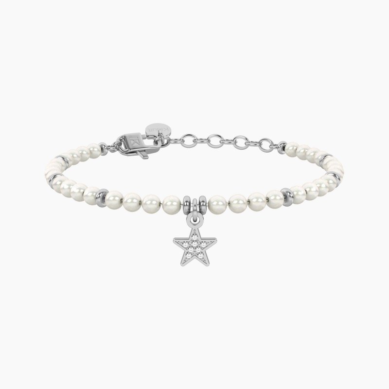 Kidult - Bracciale Con Perle E Stella Stella - Amicizia
