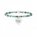 Kidult - Bracciale In Acciaio 316L - Pietre Cristalli
