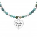 Kidult - Bracciale In Acciaio 316L - Pietre Cristalli