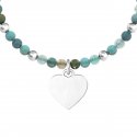 Kidult - Bracciale In Acciaio 316L - Pietre Cristalli