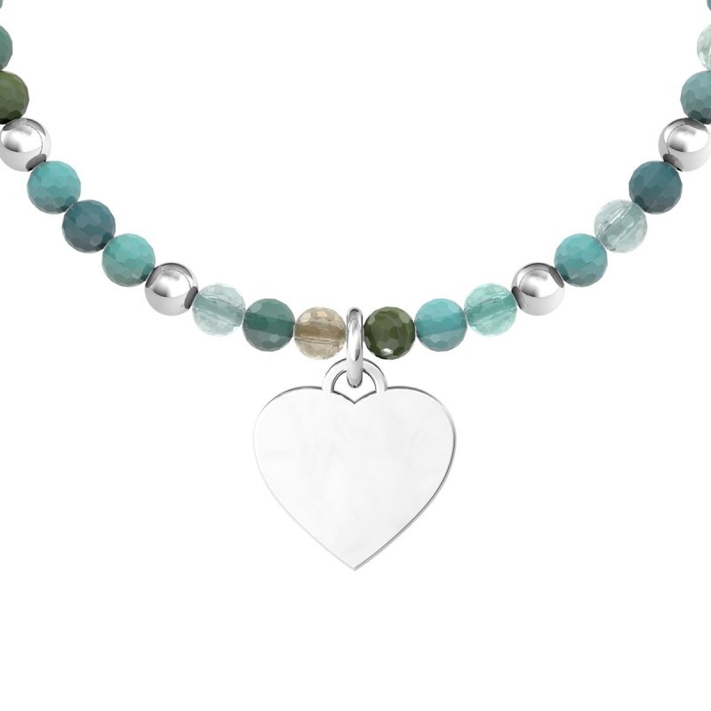 Kidult - Bracciale In Acciaio 316L - Pietre Cristalli