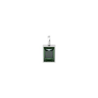 Kidult - Ciondolo In Acciaio 316L - Zirconi Verde