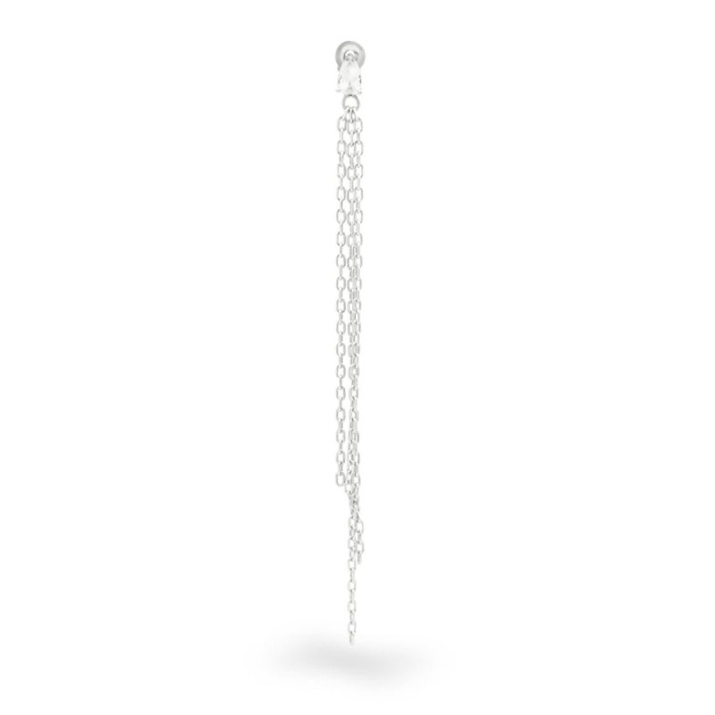 Mono-Orecchino Multi Line Drop Frange