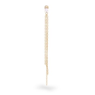Mono-Orecchino Multi Line Drop Frange
