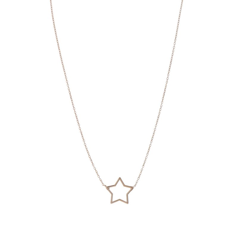Alisia - Collana Minimal Star - Oro - Argento 925