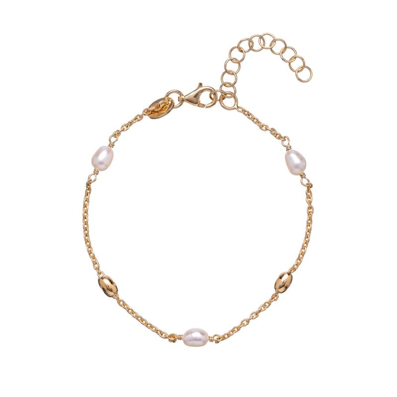 Alisia - Merope Bracciale - Argento 925 - Perle Ovali