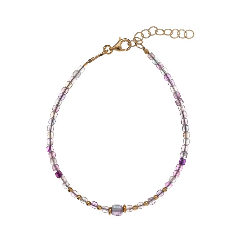 Alisia - Bracciale Iris - Argento 925 - Fluorite