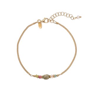 Alisia - Bracciale Catena - Argento 925 - Tormaline