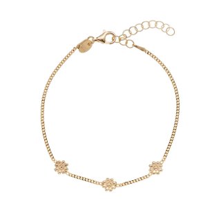 Alisia - Bracciale Lily - Oro - Argento 925 - Fiorellini