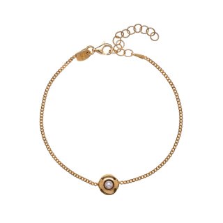 Alisia - Bracciale In Argento 925 - Perla Centrale - Artigianale