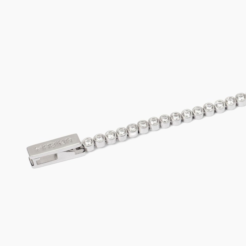 Mabina - Bracciale Tennis In Argento - Zirconi Bianchi