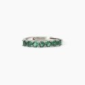 Mabina - Anello Soirée - Argento - Smeraldi Sintetici