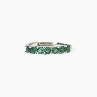 Mabina - Anello Soirée - Argento - Smeraldi Sintetici