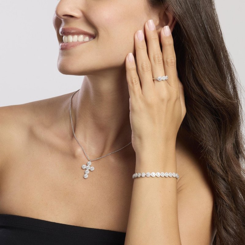 Mabina - Bracciale Tennis In Argento - Zirconi Bianchi