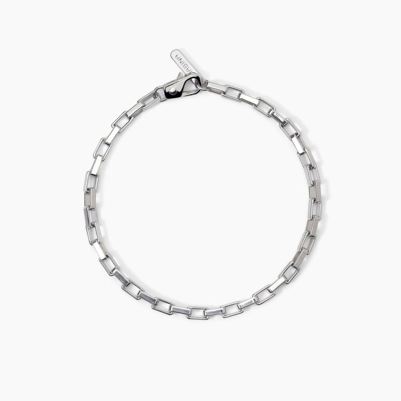 Mabina - Bracciale In Argento - Catena Allungata - Uomo