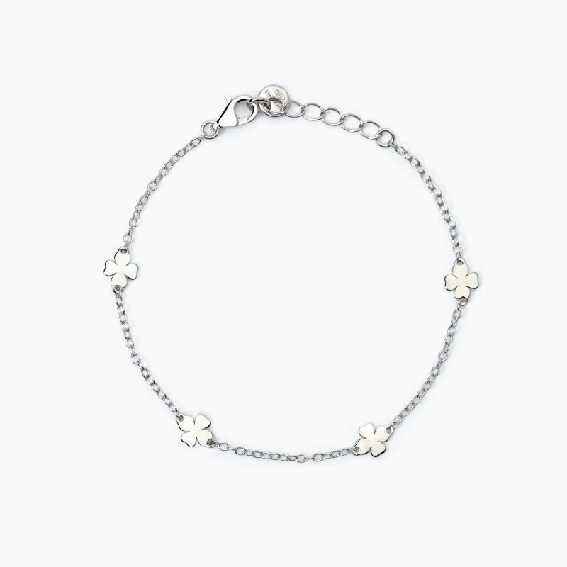 Mabina - Bracciale In Argento - Quadrifogli - Cercami