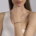 Mabina - Tennis In Argento Con Zirconi Neri - Tennis Club