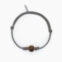 Mabina - Bracciale Con Cordino Verde - Occhio Di Tigre