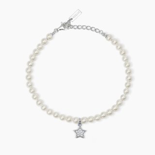 Mabina - Bracciale Polvere Di Stelle - Perle Conchiglia - Argento