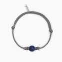 Mabina - Bracciale Con Cordino Grigio - Pietra Lapis