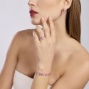 Mabina - Anello Con Fusion Stone - Rosa Ovale - Argento