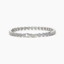 Mabina - Bracciale Con Zirconi - Forma Di Fiore - Argento