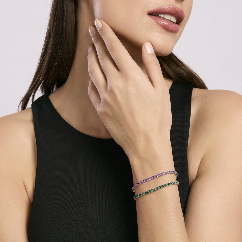 Mabina - Tennis Donna In Argento - Tormalina