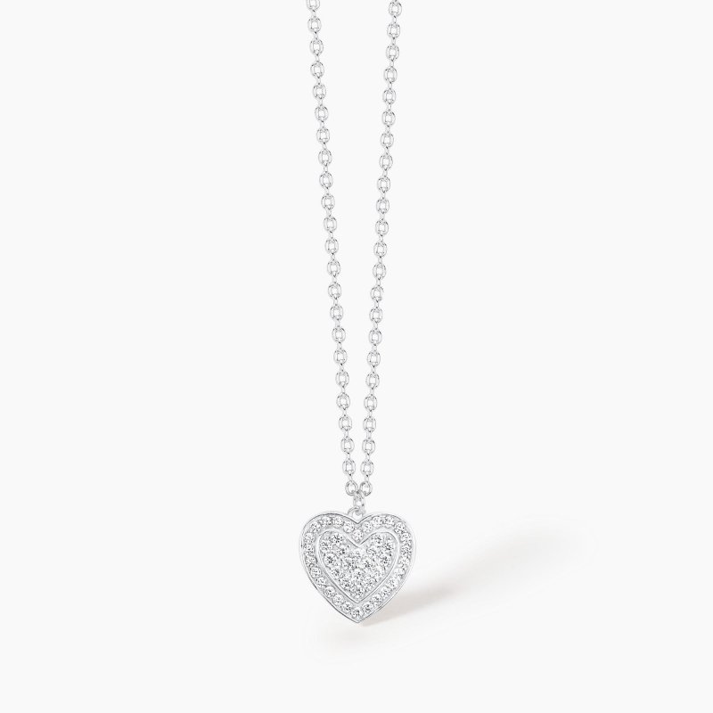 Mabina - Girocollo Bon Ton - Ciondolo Cuore - Argento 925
