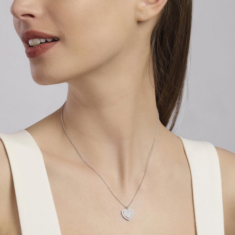 Mabina - Girocollo Bon Ton - Ciondolo Cuore - Argento 925