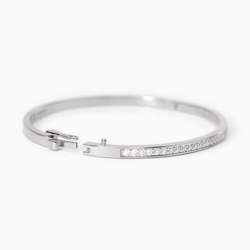Mabina - Bracciale Rigido In Argento - Pietre Lady B