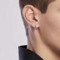 Mabina - Orecchino Uomo In Argento Monomania - Argento 925