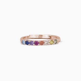 Mabina - Anello Seventies - Argento 925 - Zirconi