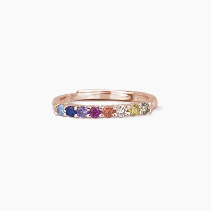 Mabina - Anello Seventies - Argento 925 - Zirconi