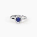 Mabina - Anello Revival - Argento 925 - Zaffiro Sintetico