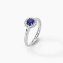 Mabina - Anello Revival - Argento 925 - Zaffiro Sintetico