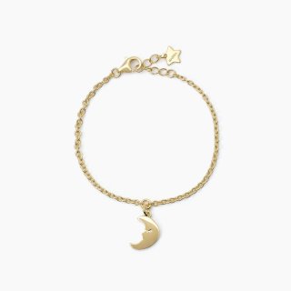 Mabina - Bracciale Con Luna Blue Moon - Argento - Oro 18K