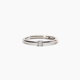 Mabina - Anello Solitario - Argento 925 - Zirconi