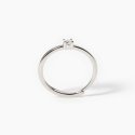 Mabina - Anello Solitario - Argento 925 - Zirconi