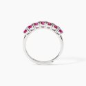 Mabina - Anello In Argento - Rubini Sintetici - Soirée