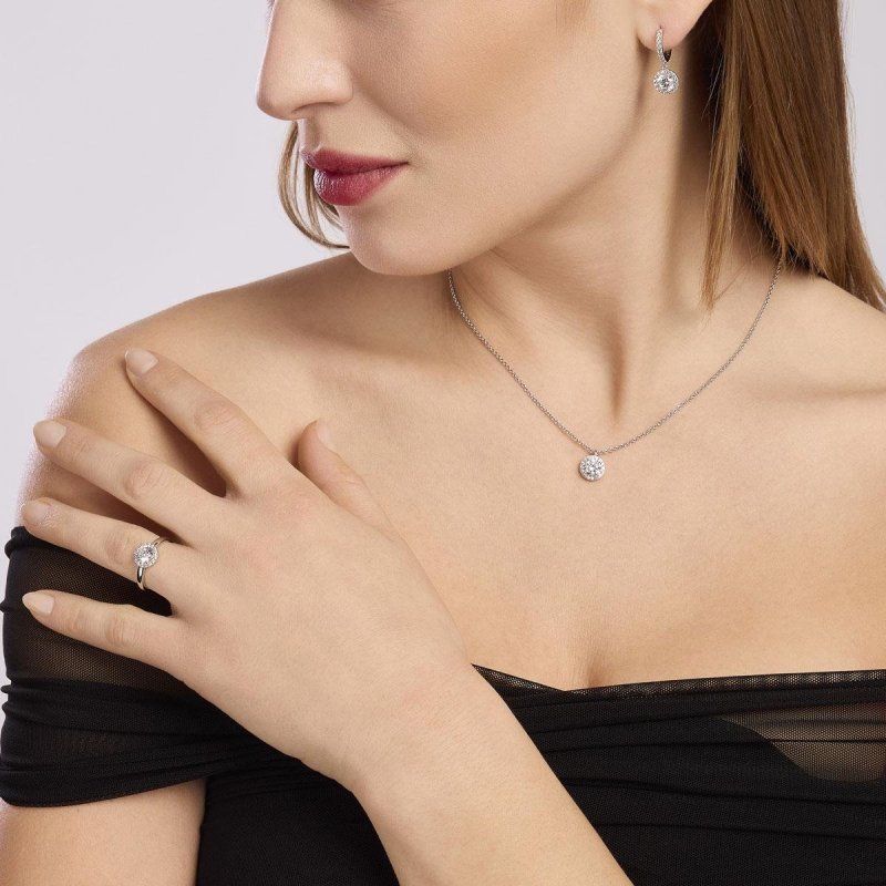 Mabina - Orecchini Con Pendente Zirconi - Argento 925 - Zirconi
