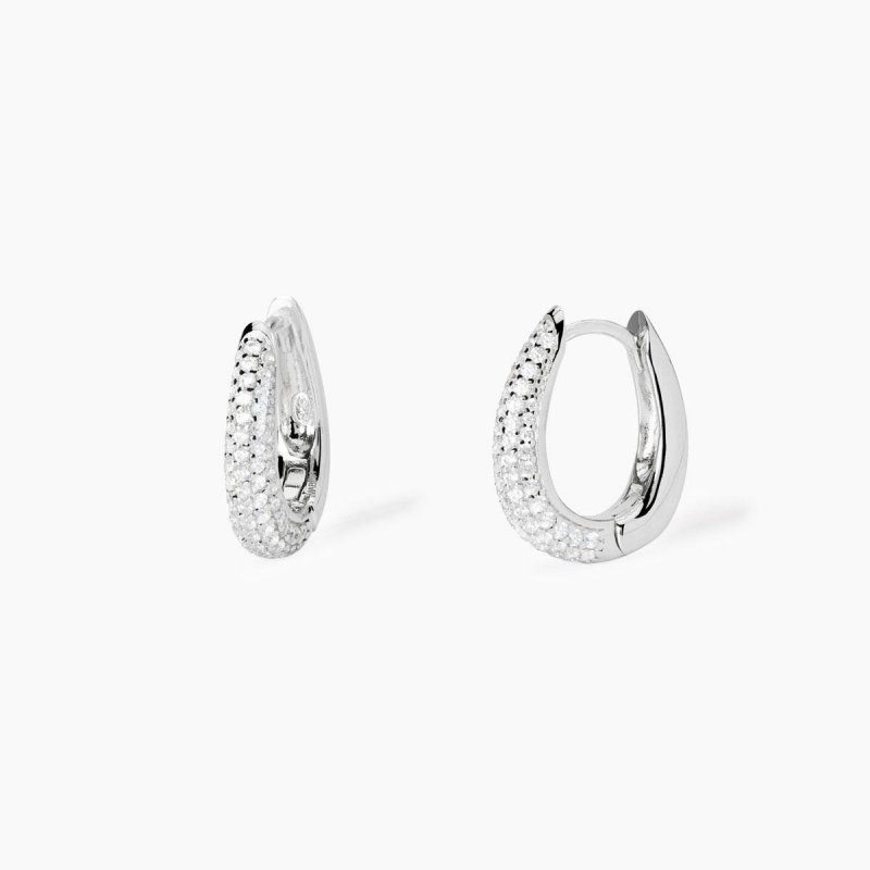 Mabina - Orecchini Cleopatra - Argento - Zirconi