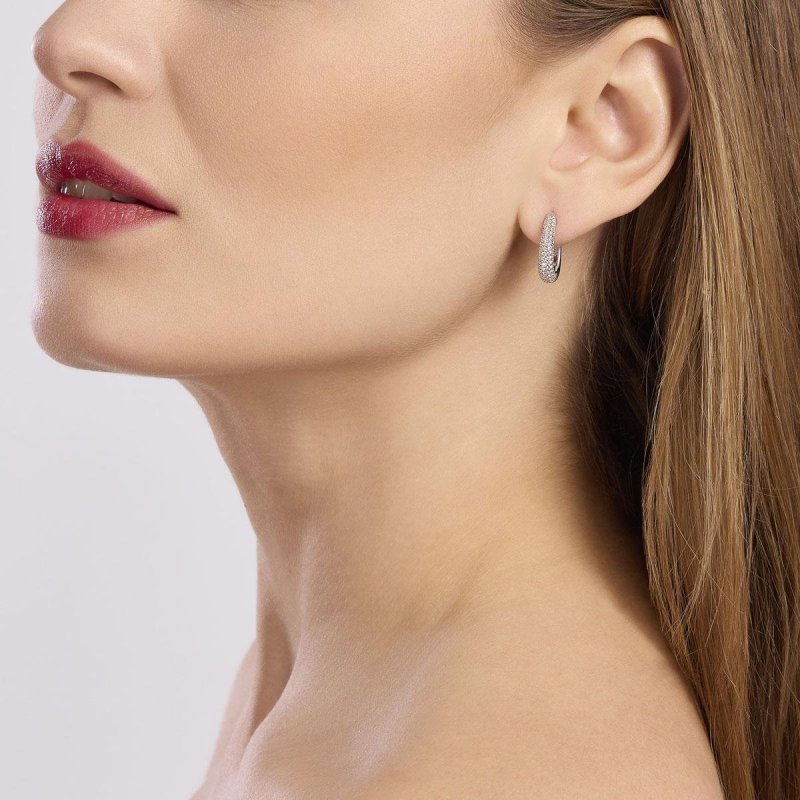 Mabina - Orecchini Cleopatra - Argento - Zirconi