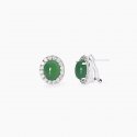 Mabina - Orecchini Ginevra - Agata Verde - Zirconi