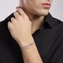 Mabina - Bracciale Tennis Uomo - Zirconi Neri - Argento
