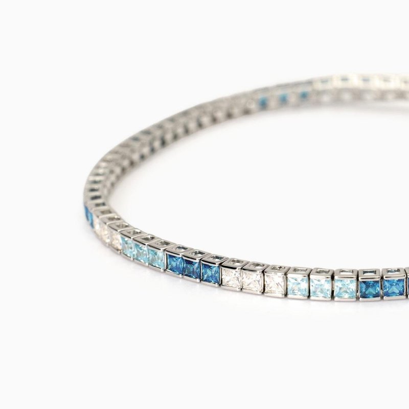 Mabina - Bracciale Tennis Con Zirconi - Multicolor Blu