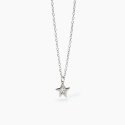 Mabina - Girocollo In Argento Con Stellina - Zirconi