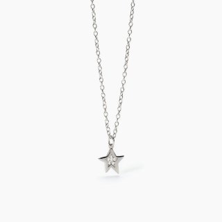 Mabina - Girocollo In Argento Con Stellina - Zirconi