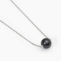 Mabina - Collana In Argento - Perla Nera - Unique