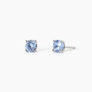 Mabina - Orecchini In Argento - Acquamarina Sintetica - Shiny