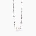 Mabina - Girocollo Con Perla Duchessa - Argento - Perla